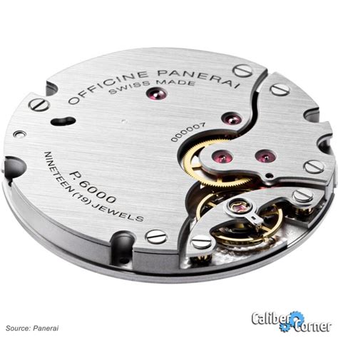 calibre panerai|Panerai p 6000 movement.